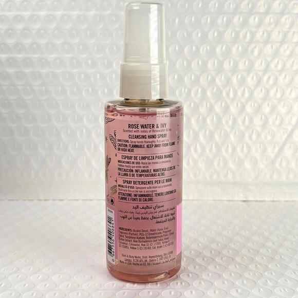 Bath & Body Works - Rose Water and Ivy - Anti-Bacterial Hand Spray 3 oz - Picture 2 of 4